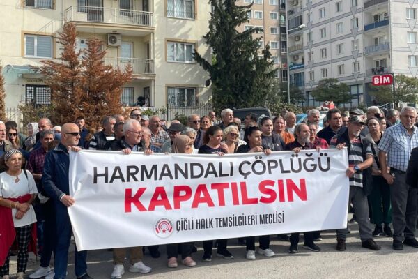 Çiğliler, Harmandalı Katı Atık Tesisi için yürüdü